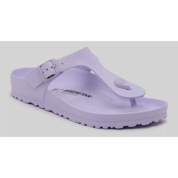 Birkenstock Gizeh Essentials Purple Fog Size 41 /US 10 - Picture 1 of 5
